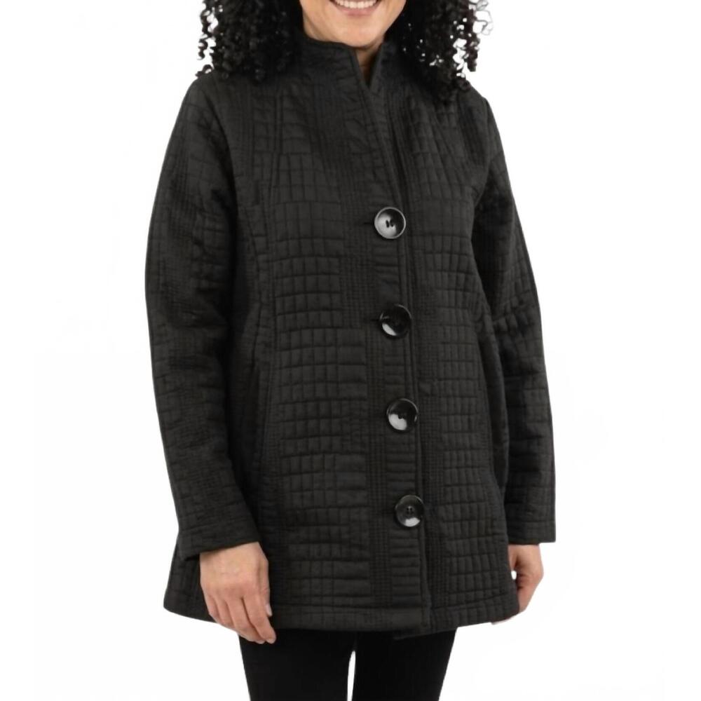 NEW SHANNON PASSERO lucia textured jacket in black